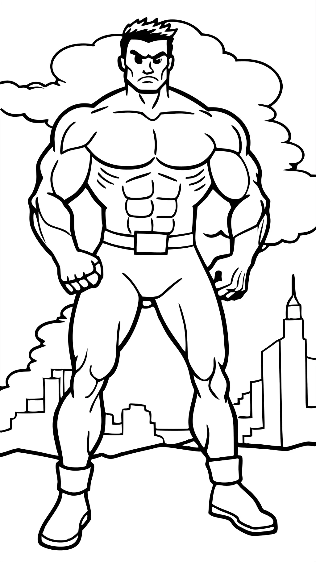 printable hulk coloring pages